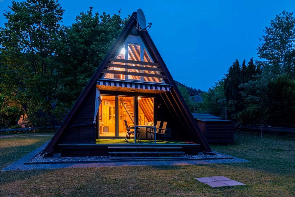 Ferienhaus zur blauen Stunde